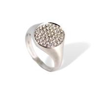 Anillo Mirco Visconti in Oro blanco Diamante 0.21 Ct LF99 - LF99